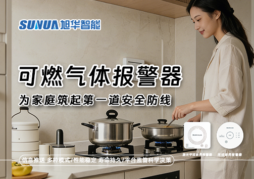 可燃气体报警器，为家庭筑起第一道安全防线！